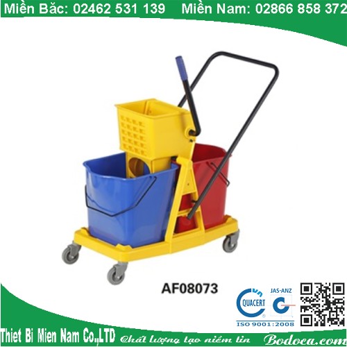 Xe vắt nước lau nhà 2 xô khung nhựa AF08073