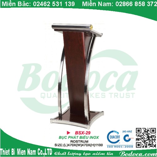 Bục phát biểu tại Hà Nội và TPHCM BT-52