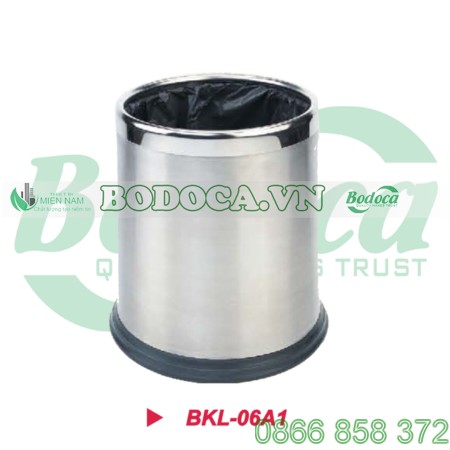 Thùng rác inox văn phòng 2 lớp