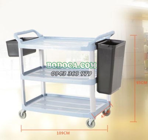 Xe nhựa đẩy thức ăn tiện lợi AF08162
